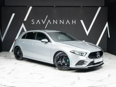 Used Mercedes A200 AMG Line Premium 163 HP (119 kW) 2020 Silver Hatchback