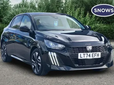 Used Peugeot 208 Allure 101 HP (74 kW) 2024 Black Hatchback