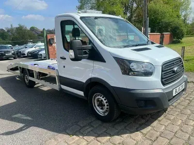 Used Ford Transit 130 HP (95 kW) 2018 White Cabriolet