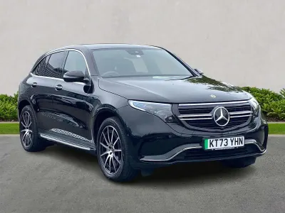 Used Mercedes EQC400 AMG line 300 kW (408 HP) 2023 Black SUV
