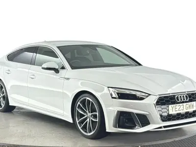 Used Audi A5 Sportback S-Line 163 HP (119 kW) 2023 White Hatchback