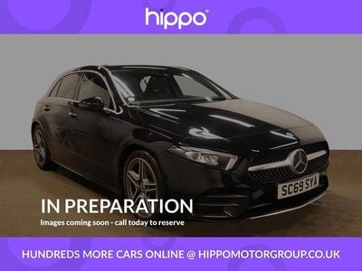 Used Mercedes A200 AMG Line Premium 163 HP (119 kW) 2019 Black Hatchback