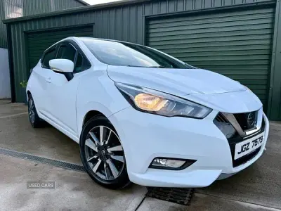 Usado Nissan Micra Acenta Limited Edition 90 HP (66 kW) 2018 Branco Citadino