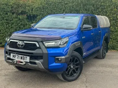 Used Toyota HiLux 204 HP (150 kW) 2021 Blue Pickup