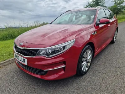 Used Kia Optima 141 HP (103 kW) 2017 Red Estate