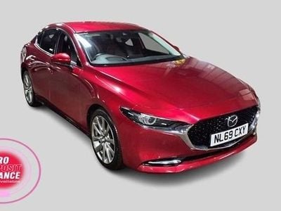Red Used 2019 Mazda 3 Inclusive Sedan | £13,500 (Fair price)