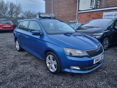 Used Skoda Fabia SE L 90 HP (66 kW) 2016 Blue Estate