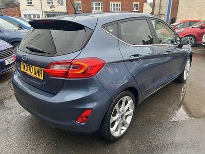 Used Ford Fiesta Titanium X 125 HP (91 kW) 2021 Blue Hatchback