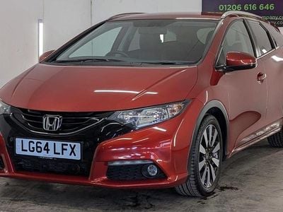 Begagnad Honda Civic SR 2014 Röd Kombi