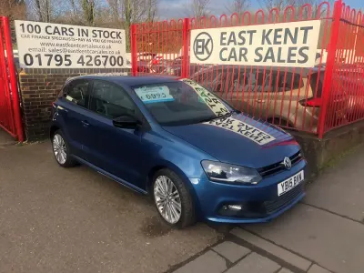 Begagnad VW Polo BlueGT 2015 Blå Halvkombi