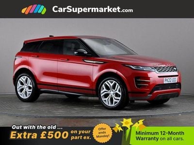 Used Land Rover Range Rover evoque SE Dynamic 2022 Red Estate