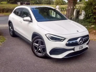 Used Mercedes GLA200 AMG Line Premium Plus 163 HP (119 kW) 2021 White SUV