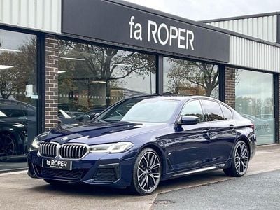 Blue Used 2022 BMW 520 M Sport Sedan | £28,500 (Fair price)