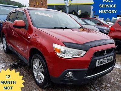Red Used 2010 Mitsubishi ASX SUV | £3,695 (A bit pricey)