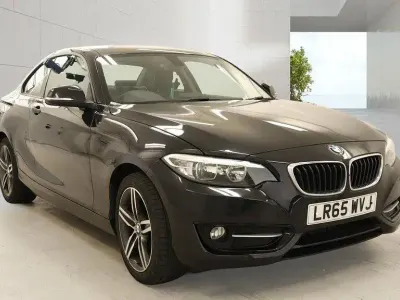 Used BMW 218 Sport Line 2015 Black Coupe