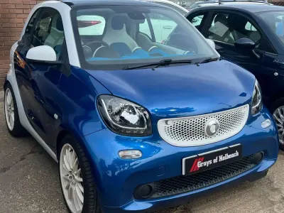 Used Smart ForTwo Coupé Premium 90 HP (66 kW) 2015 Blue Coupe