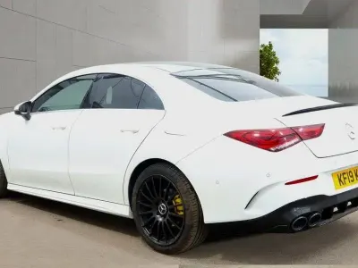 Used Mercedes CLA180 AMG line 2019 White Coupe