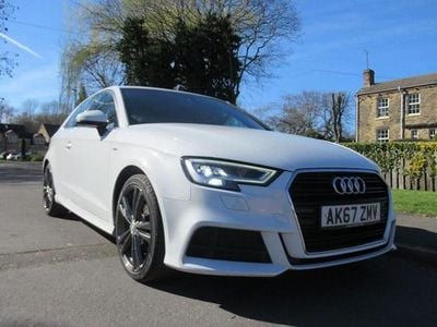 Used Audi A3 S-Line 150 HP (110 kW) 2018 White Sedan