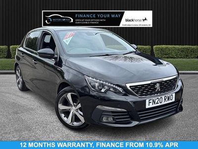 Black Used 2020 Peugeot 308 GT-line Hatchback | £10,595 (A bit pricey)