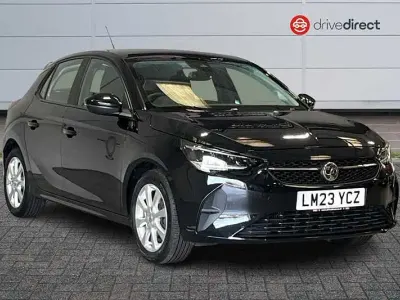 Used Vauxhall Corsa Design Edition 100 HP (73 kW) 2023 Black Hatchback
