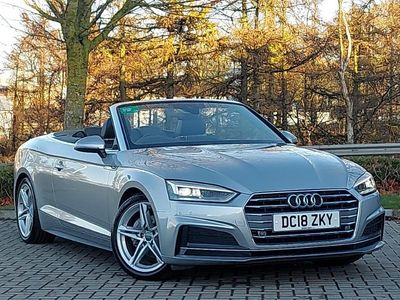 Silver Used 2018 Audi A5 S-Line Coupe | £17,998 (Fair price)