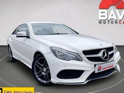 Used Mercedes E220 AMG line 2015 White Coupe
