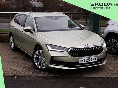 Used Skoda Superb SE L 190 HP (139 kW) 2025 Ice tea yellow metallic Estate