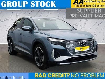 Used Audi Q4 e-tron S-Line 125 kW (170 HP) 2023 Blue SUV