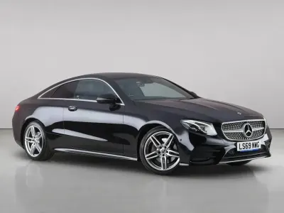 Used Mercedes E220 AMG line 2019 Black Coupe