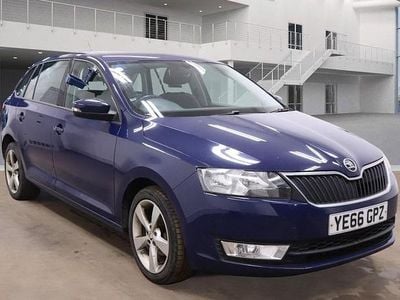 Used Skoda Rapid SE 90 HP (66 kW) 2016 Blue Hatchback