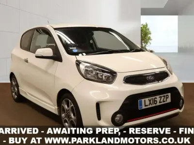 Used Kia Picanto 84 HP (61 kW) 2016 White Hatchback