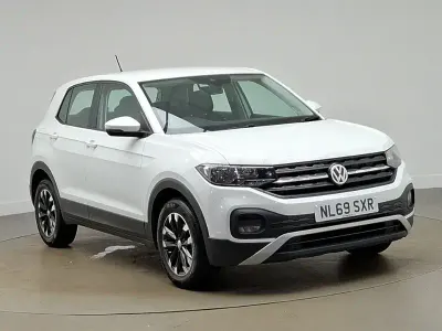 Used VW T-Cross S 95 HP (69 kW) 2019 White SUV
