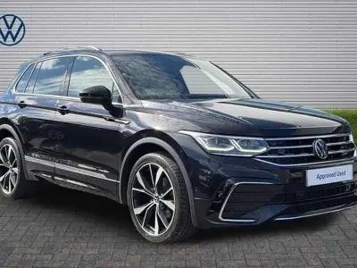 Used VW Tiguan R-line 150 HP (110 kW) 2022 Black SUV