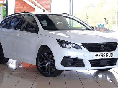 Used Peugeot 308 GT-line 2019 White Estate