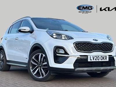 Used Kia Sportage 174 HP (127 kW) 2020 Fusion white SUV