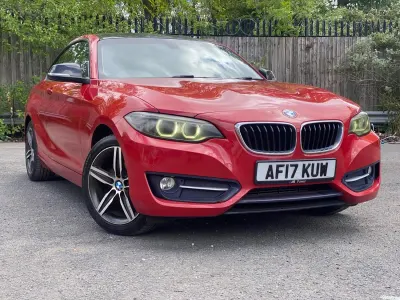 Usado BMW 218 Sport Line 2017 Rojo Coupe