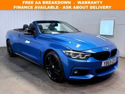 Used BMW 435 M Sport 313 HP (230 kW) 2019 Blue Cabriolet