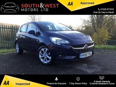 Blue Used 2016 Vauxhall Corsa Hatchback | £4,485 (Fair price)
