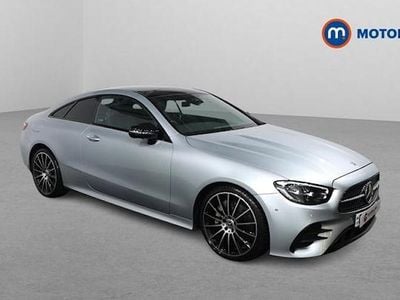 Used Mercedes E300 AMG line 258 HP (189 kW) 2022 Silver Coupe