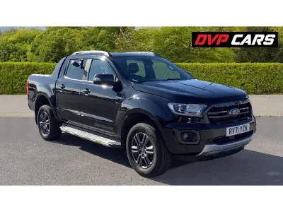 Begagnad Ford Ranger Wildtrack 2021 Svart Pickup