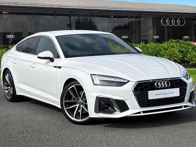 Used Audi A5 Sportback S-Line 161 HP (118 kW) 2023 White Hatchback