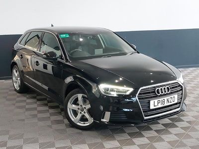 Used Audi A3 Sport 115 HP (84 kW) 2018 Black Sedan