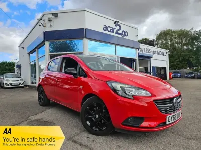 Used Vauxhall Corsa 75 HP (55 kW) 2019 Red Hatchback