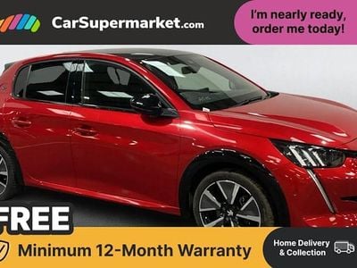 Used Peugeot e-208 Premium 100 kW (136 HP) 2022 Red Hatchback