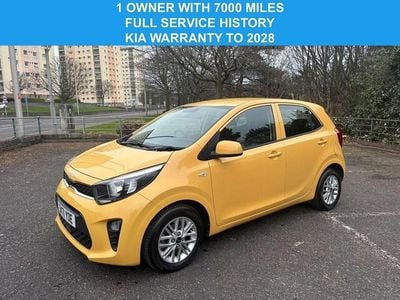 Used Kia Picanto 66 HP (48 kW) 2021 Yellow Hatchback