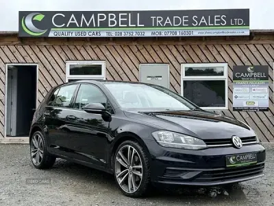 Used VW Golf VII S 115 HP (84 kW) 2018 Black Hatchback