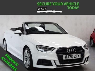 Used Audi A3 Cabriolet S-Line 150 HP (110 kW) 2020 White Cabriolet