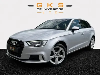 Used Audi A3 Sportback Sport 150 HP (110 kW) 2019 Silver Hatchback