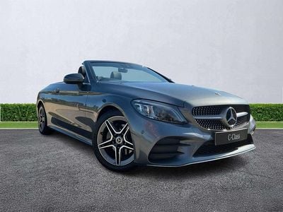 Begagnad Mercedes C220 AMG line 2022 Grå Cab