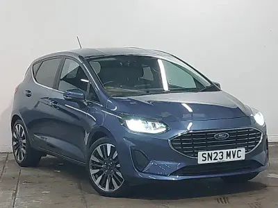 Used Ford Fiesta Titanium X 100 HP (73 kW) 2023 Blue Hatchback